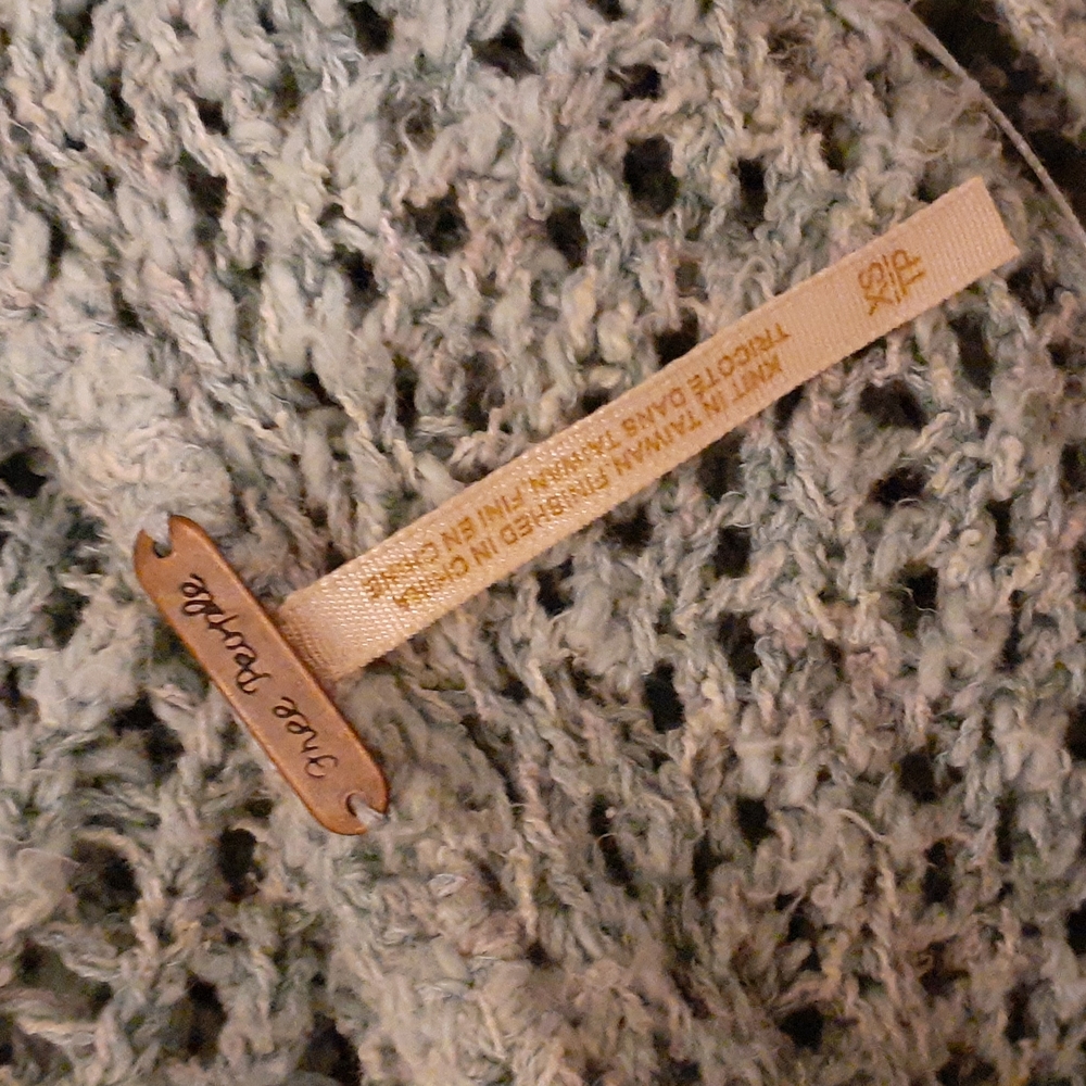 Mint color off the shoulder sweater - Picture 5 of 6
